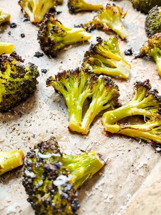 Knuspriger Brokkoli aus dem Ofen