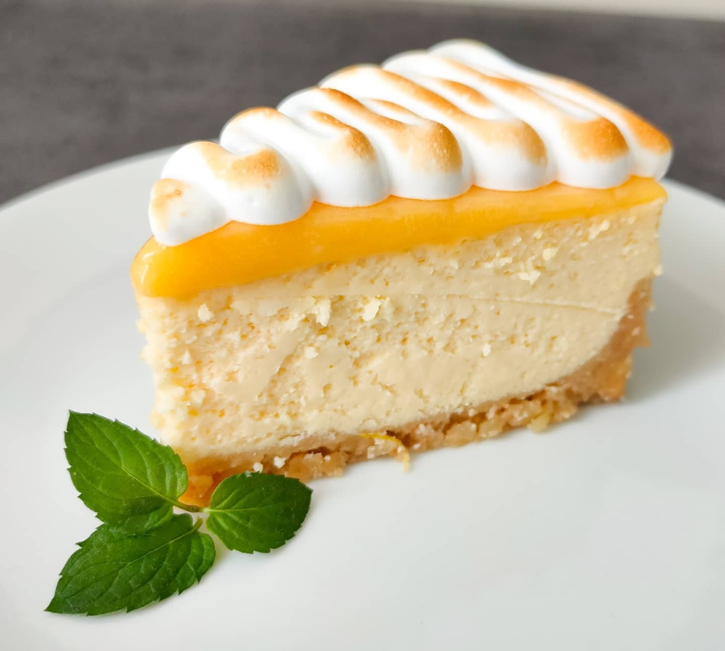 Zitronen Meringue Cheesecake 🍋 - Bild 3