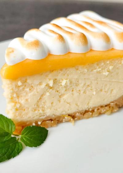 Zitronen Meringue Cheesecake 🍋 - Bild 3