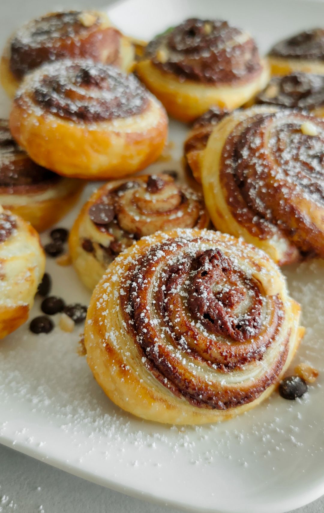 Schnelle Mini-Schoko-Schnecken