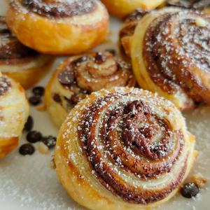 Schnelle Mini-Schoko-Schnecken