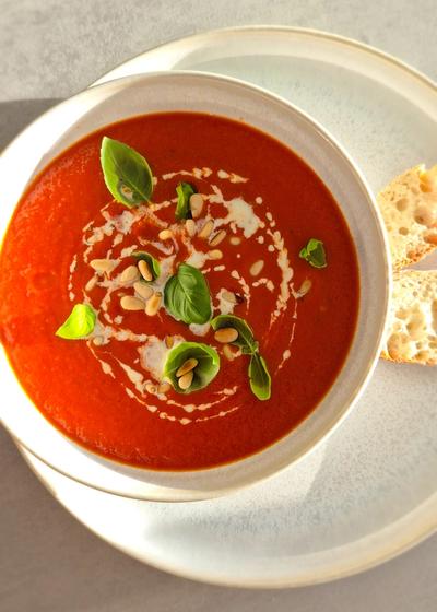 Geröstete Tomatensuppe mit Reis - Bild 3