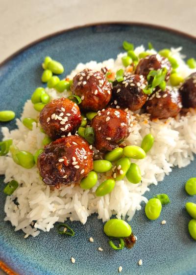 Gochujang Meatballs - Koreanische Art - Hauptbild