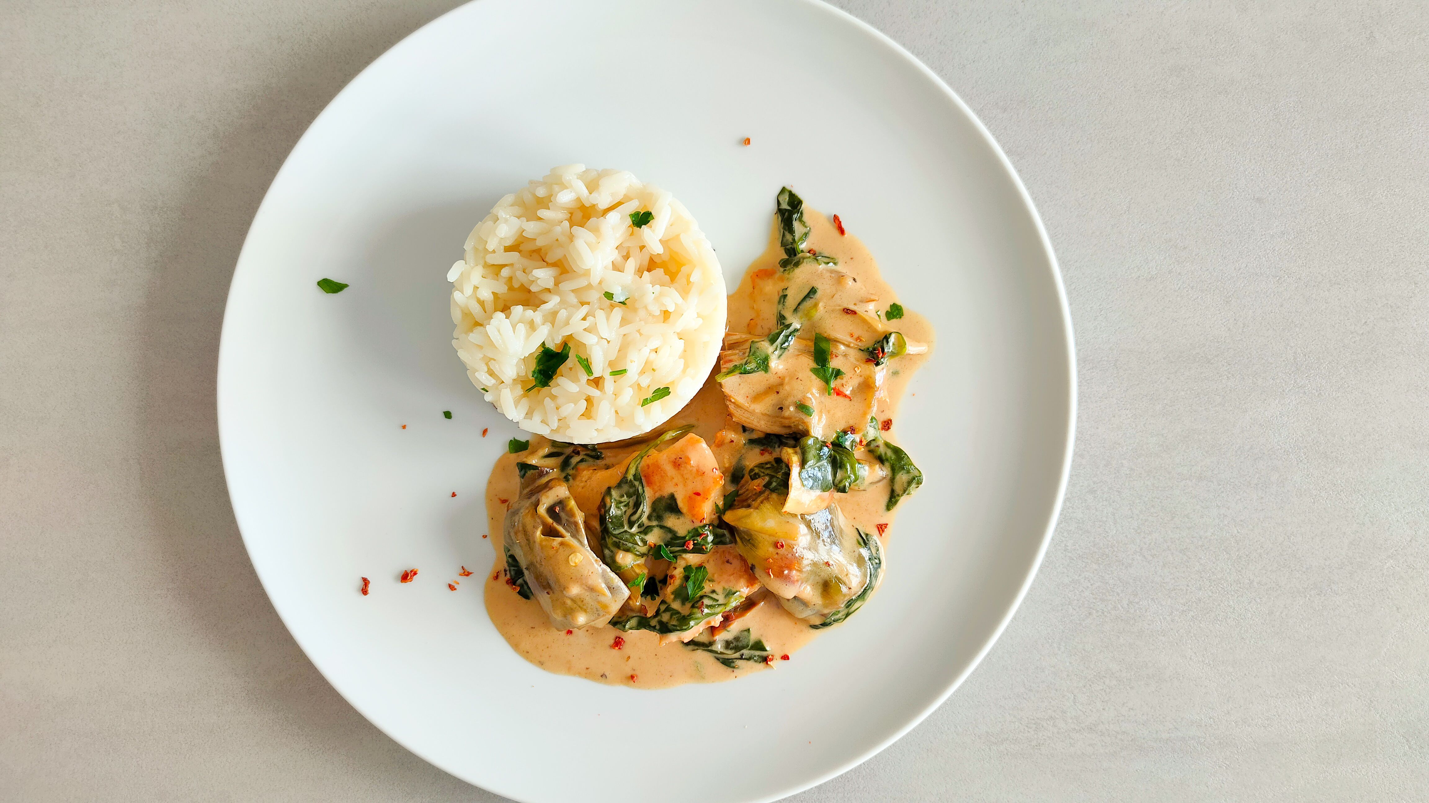 Hähnchen in cremiger Artischockensoße - Thumbnail 3