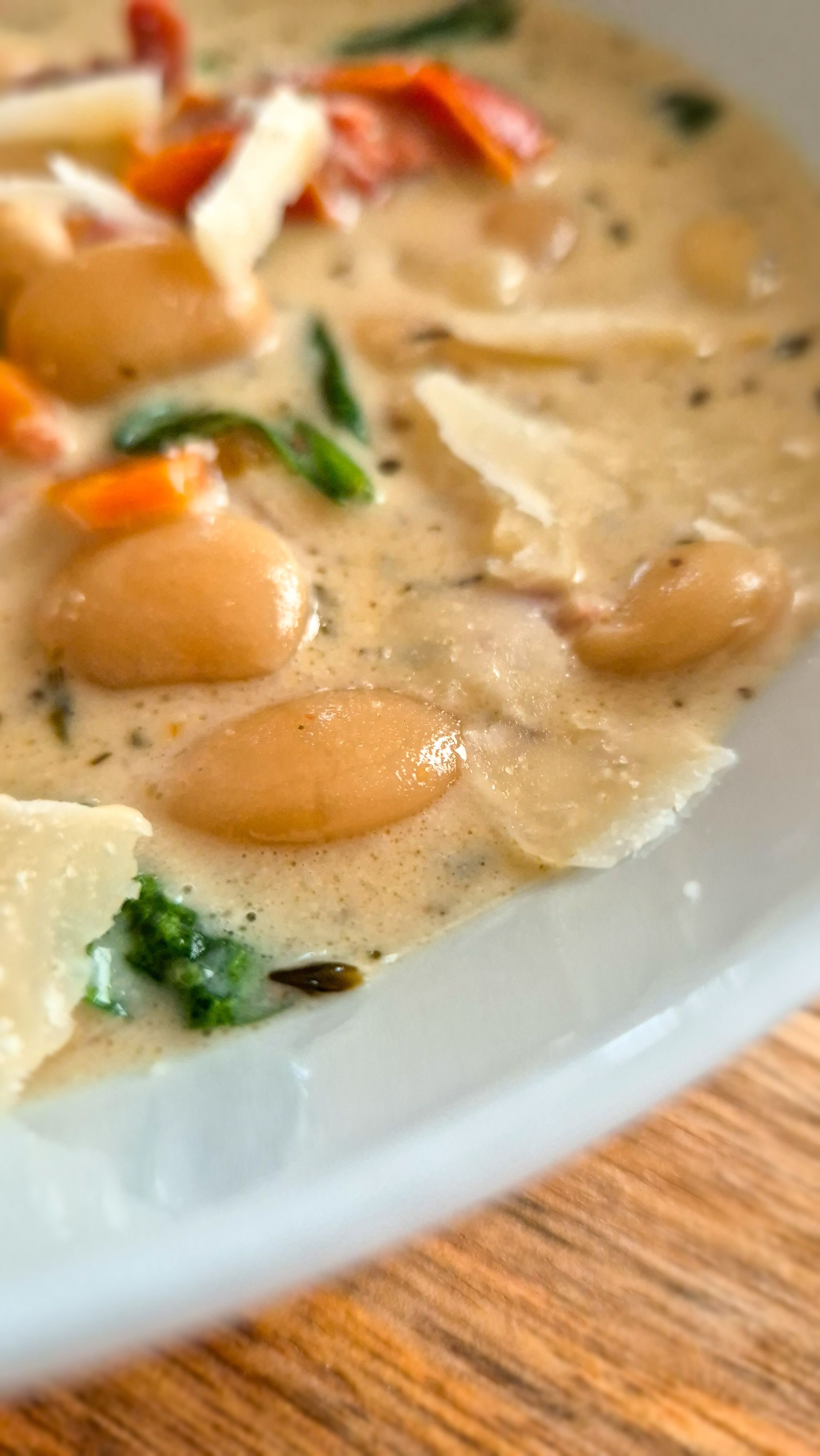 Mediterrane weiße Riesenbohnensuppe - Bild 3