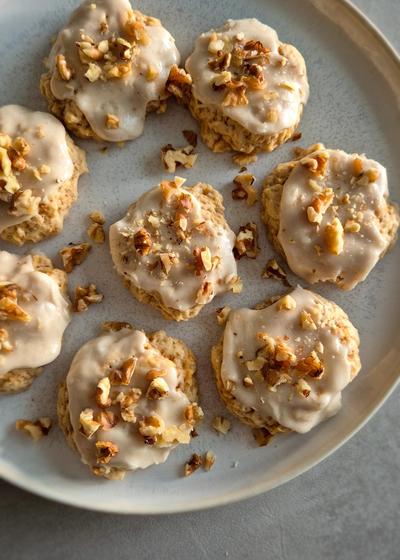 Apfel-Zimt Cookies mit Walnüssen - Bild 2