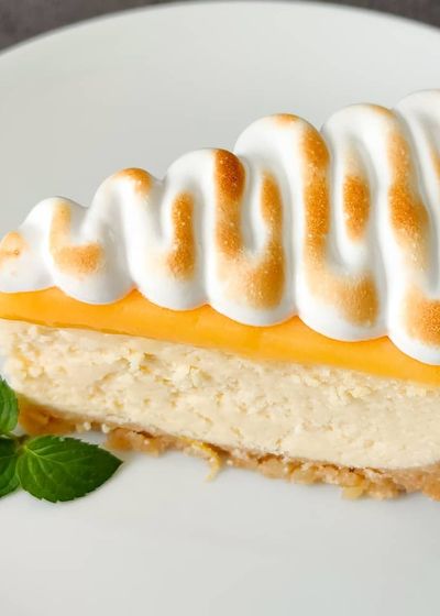 Zitronen Meringue Cheesecake 🍋 - Bild 2