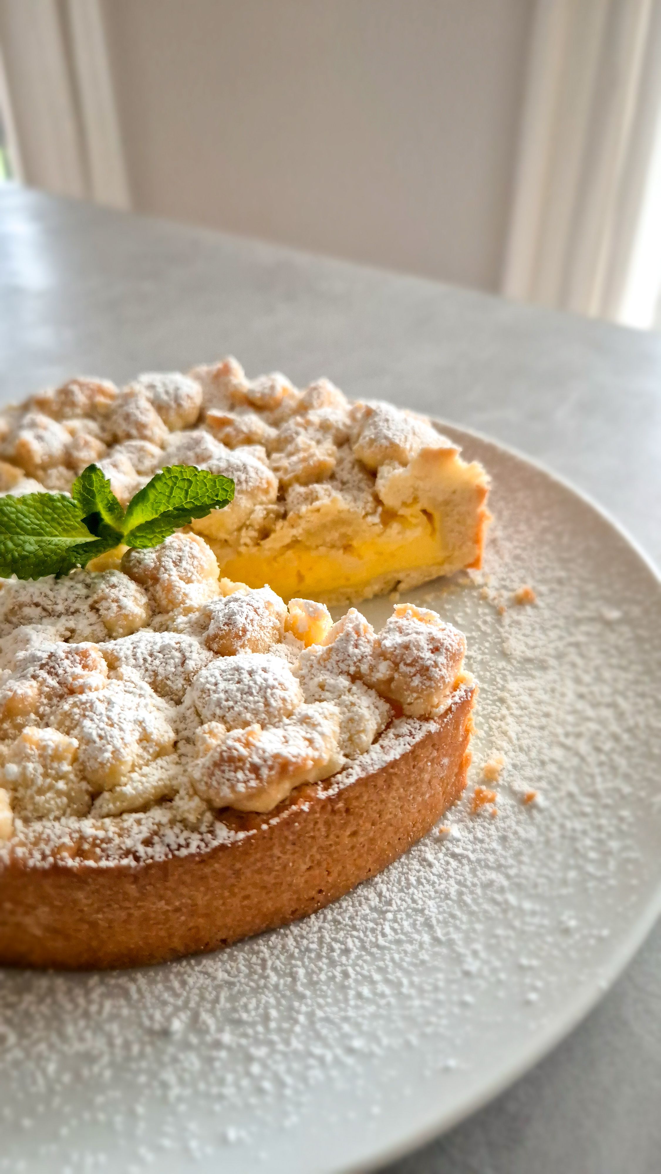 Streuselkuchen mit Vanillepudding - Bild 5