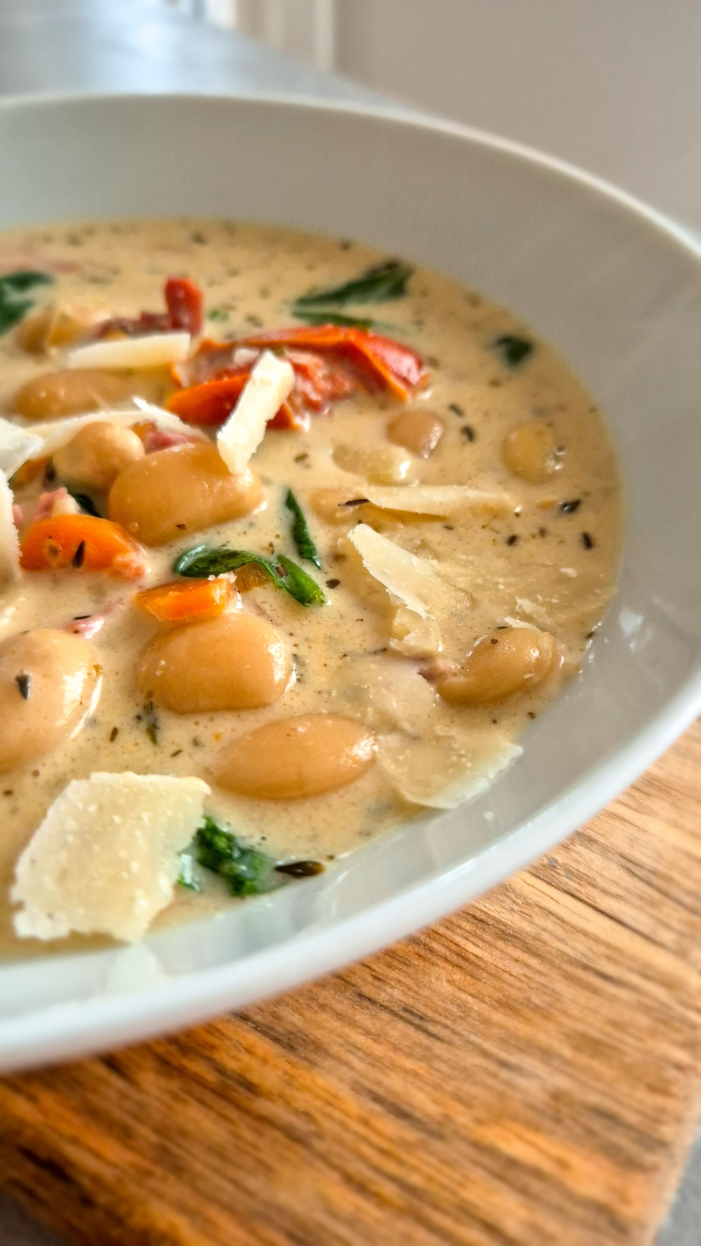 Mediterrane weiße Riesenbohnensuppe - Thumbnail 4