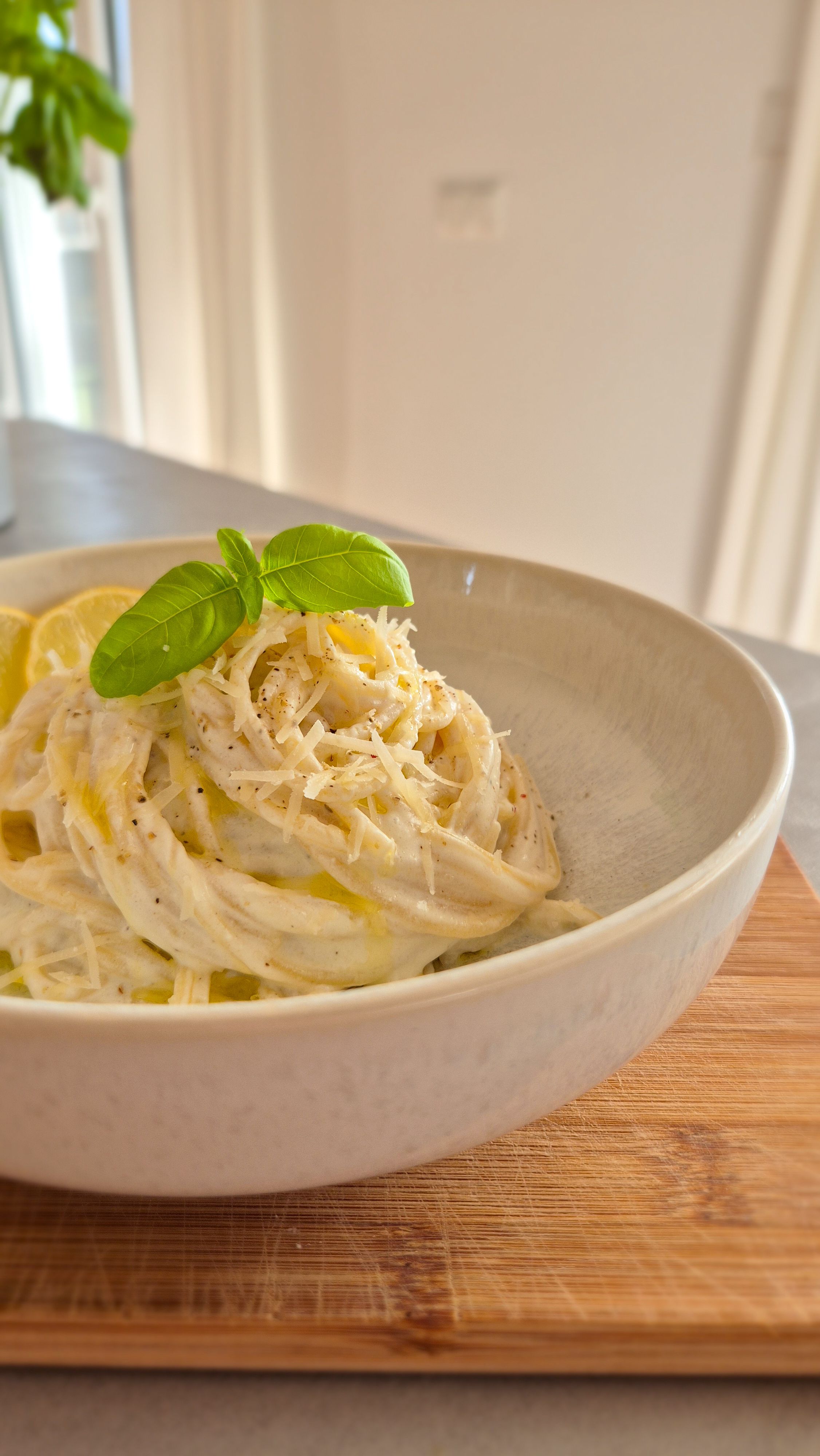 Cremige Ricotta-Zitronen-Pasta