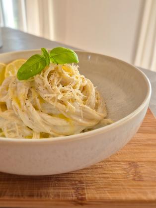 Cremige Ricotta-Zitronen-Pasta