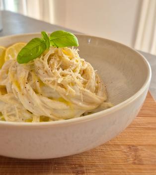 Cremige Ricotta-Zitronen-Pasta