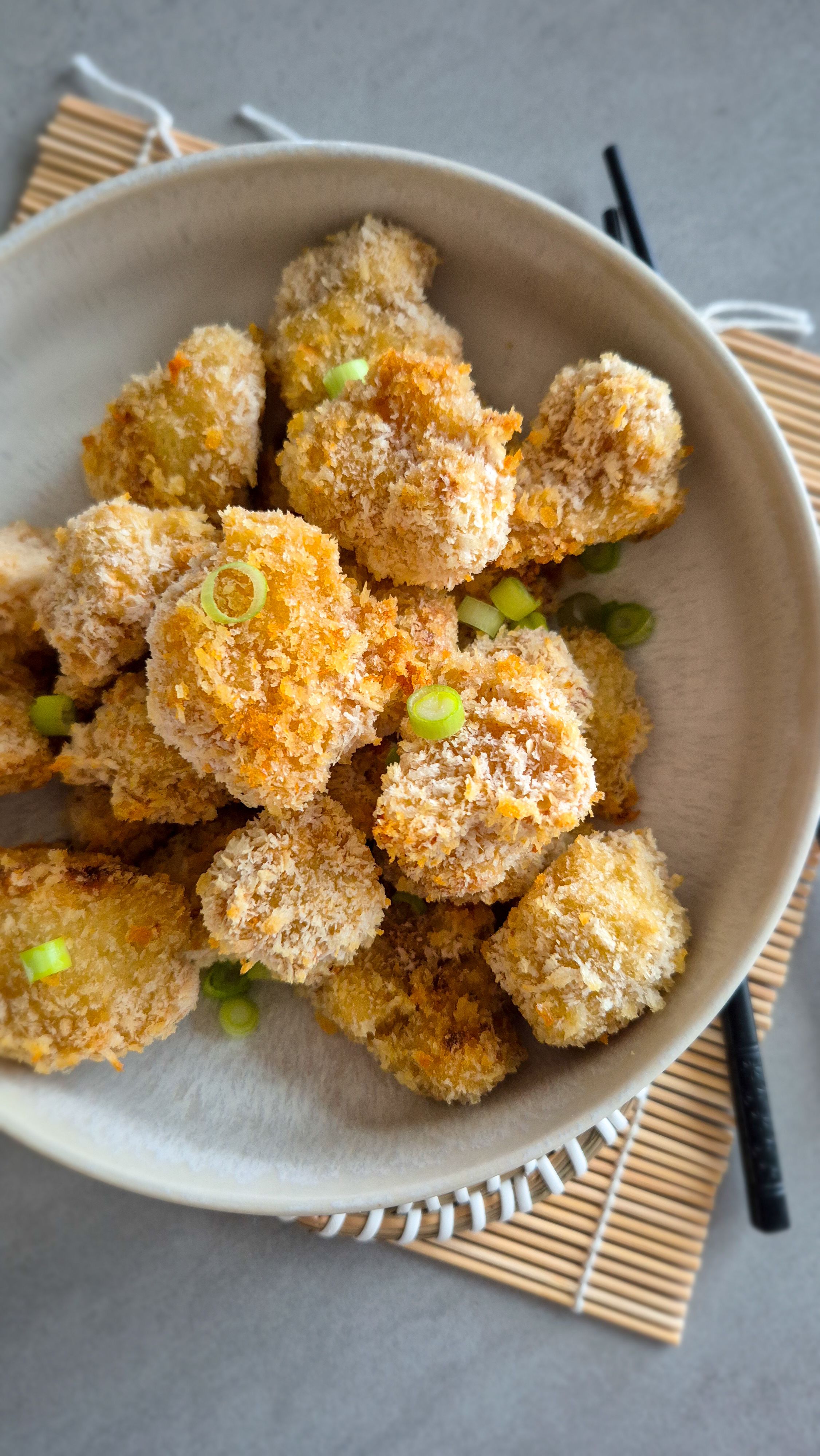 vegane Blumenkohl Nuggets Panko Rezept
