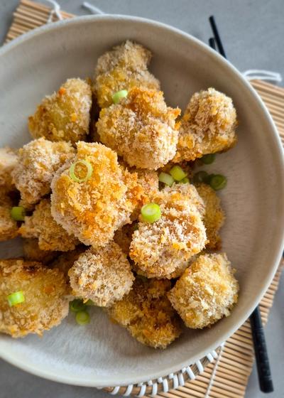 vegane Blumenkohl Nuggets Panko Rezept