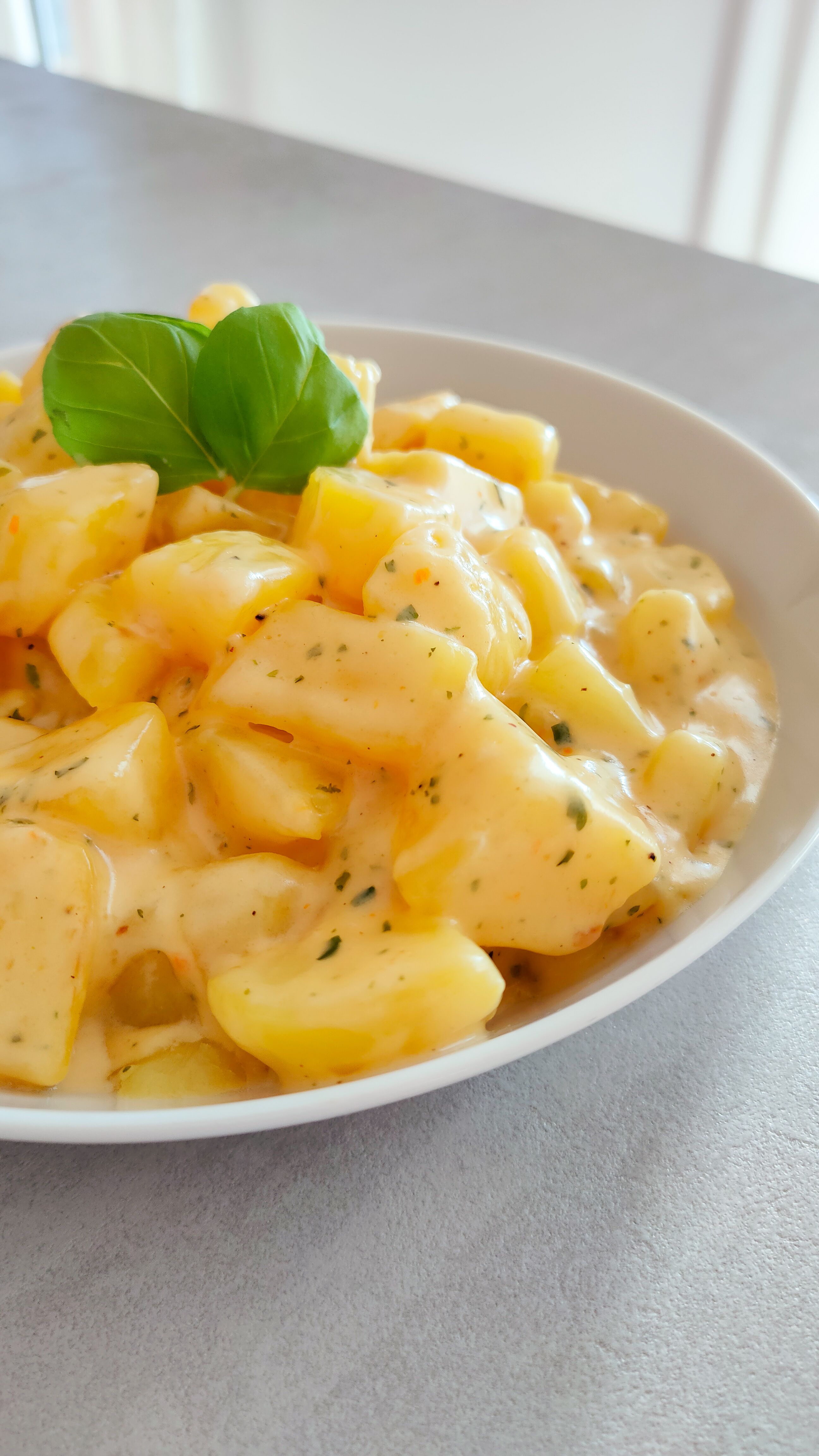 Cremige Schmelzkäse-Sahne-Kartoffeln