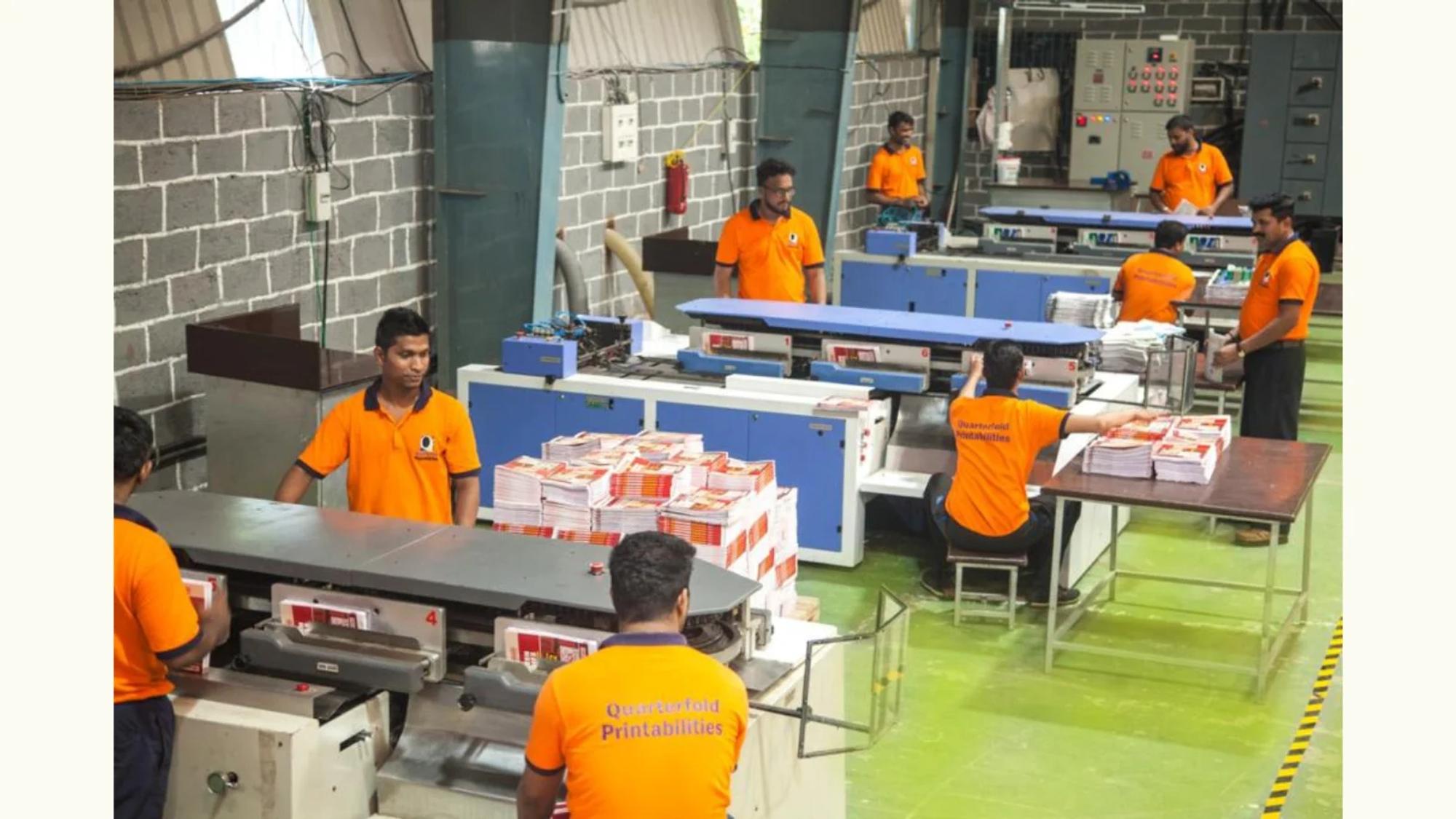 PrintWeek: how Quarterfold is producing 4,00,000 books a day