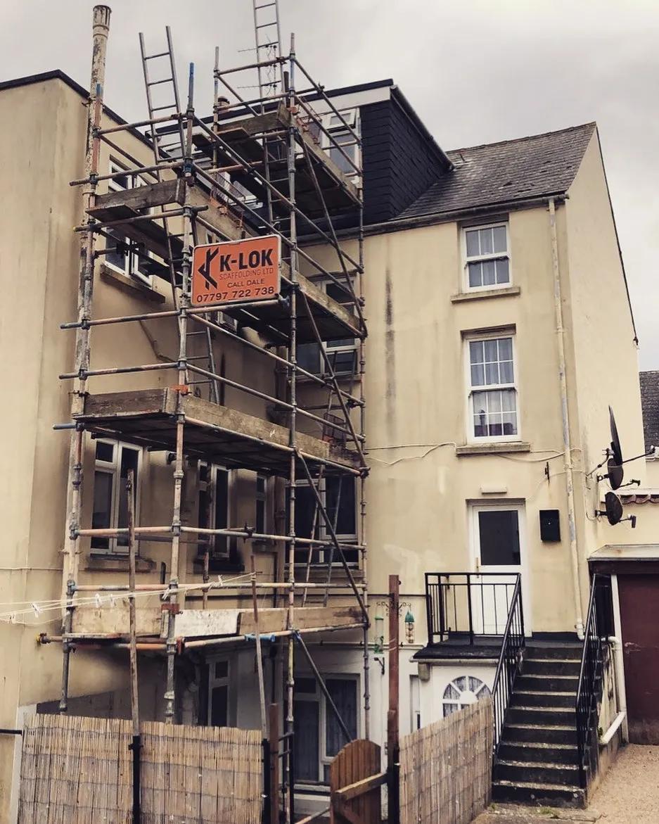 Domestic Scaffolding work by K Lok Scaffolding