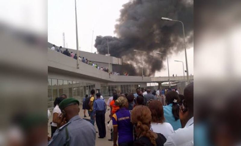 Fire Traps 14 in Control Tower as Lagos Airport Terminal Goes Up in Flames