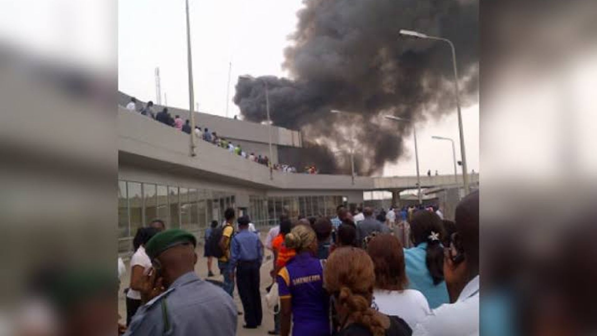 Fire Traps 14 in Control Tower as Lagos Airport Terminal Goes Up in Flames