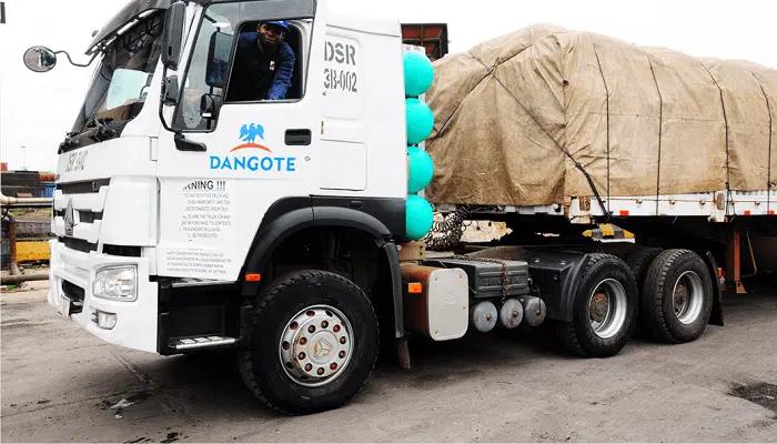Dangote offers N500,000 reward against illegal truck haulage, clarifies approved cargo