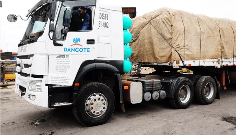 Dangote offers N500,000 reward against illegal truck haulage, clarifies approved cargo