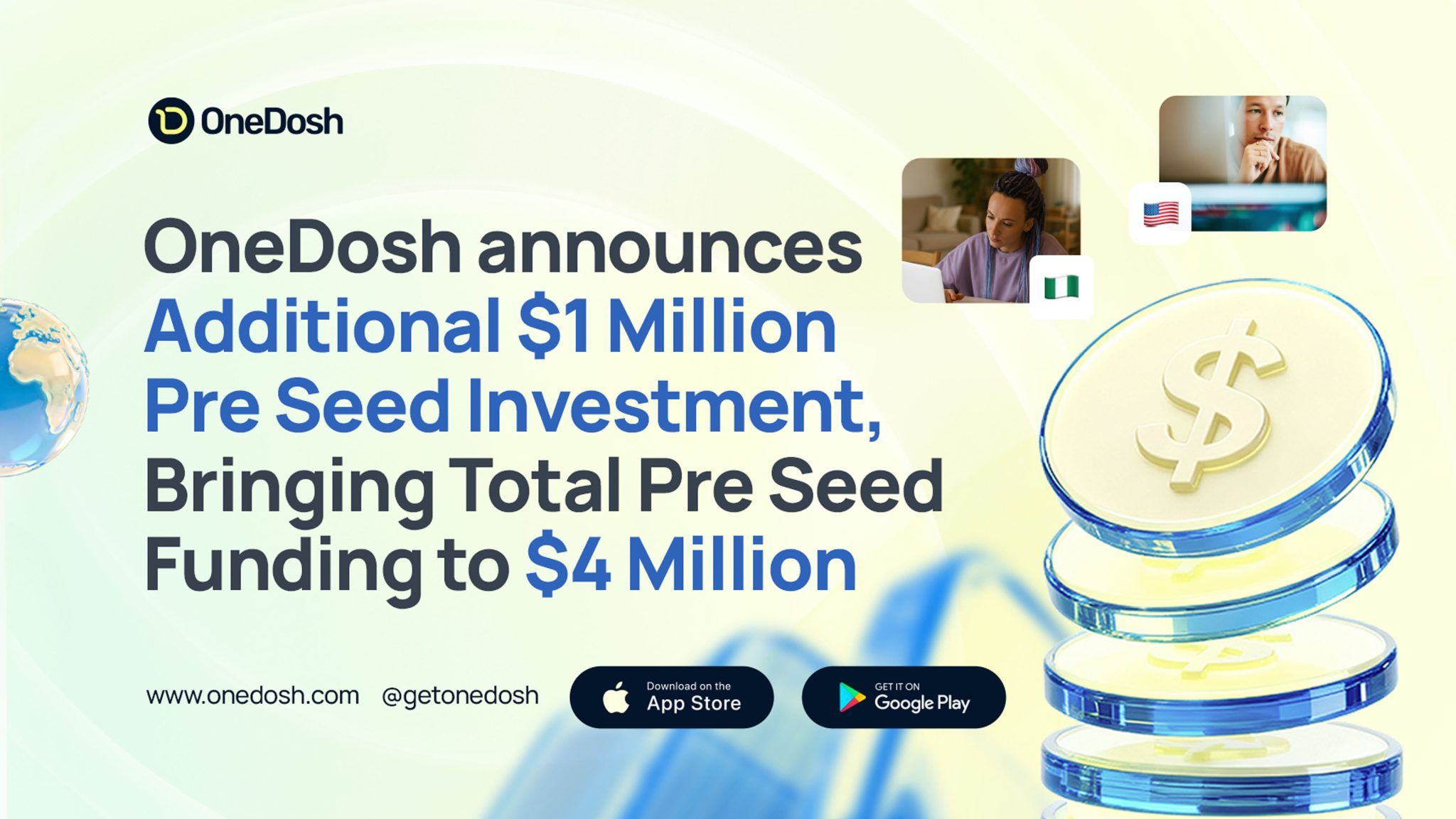 Building to Scale: OneDosh Closes $1m Top-Up Round as User Base and Global Footprint Surge Past Milestones