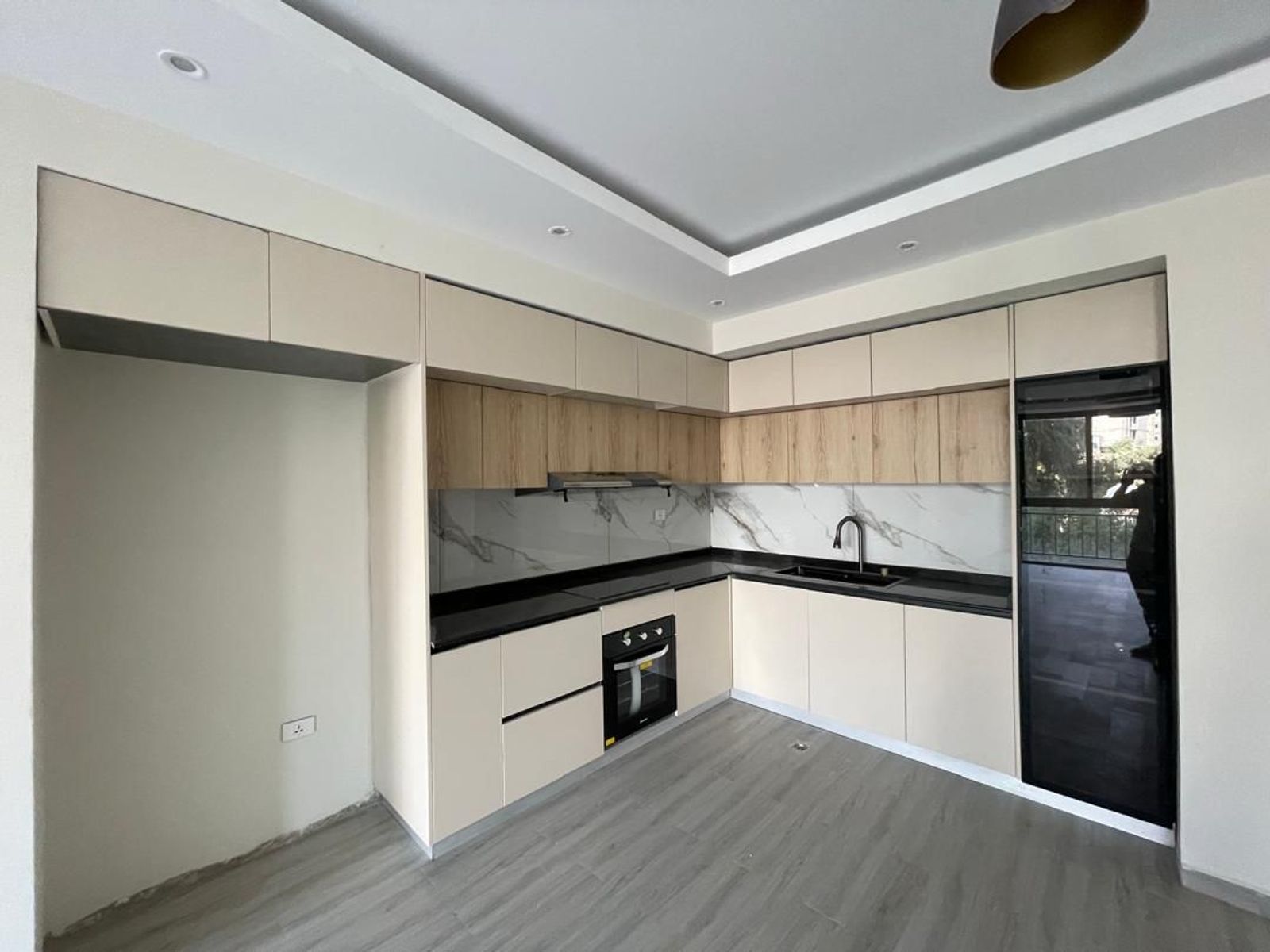 The Cream & Walnut Kitchen in a styled interior
