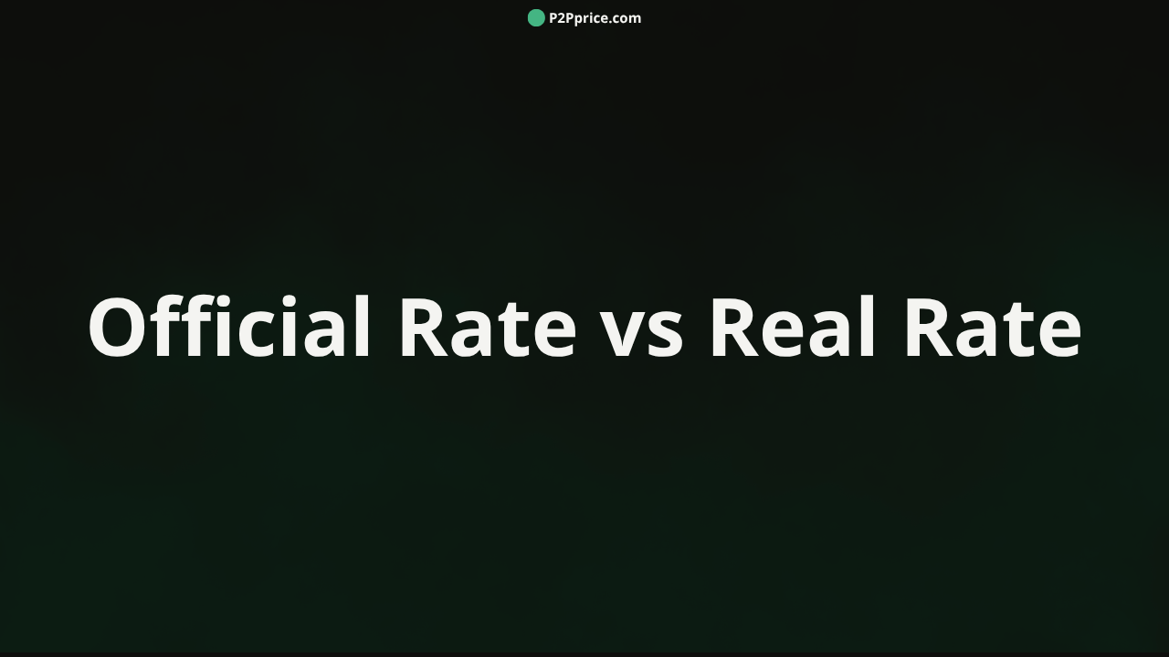 Official Rate vs. Real Rate: Why the Dollar Costs More on the Street in Emerging Markets