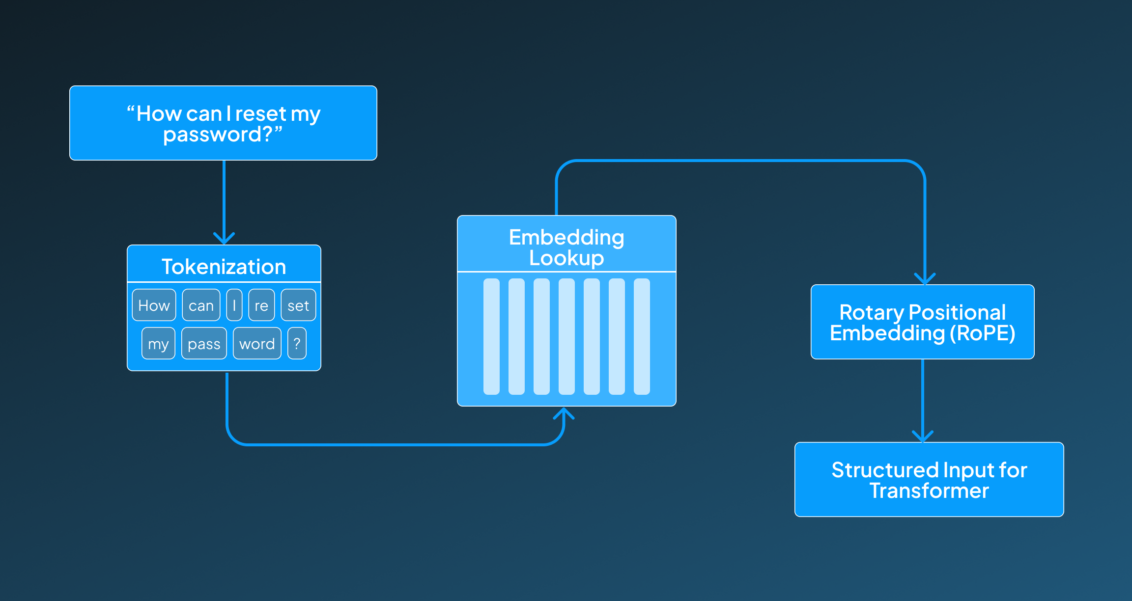 How text embedding layer works