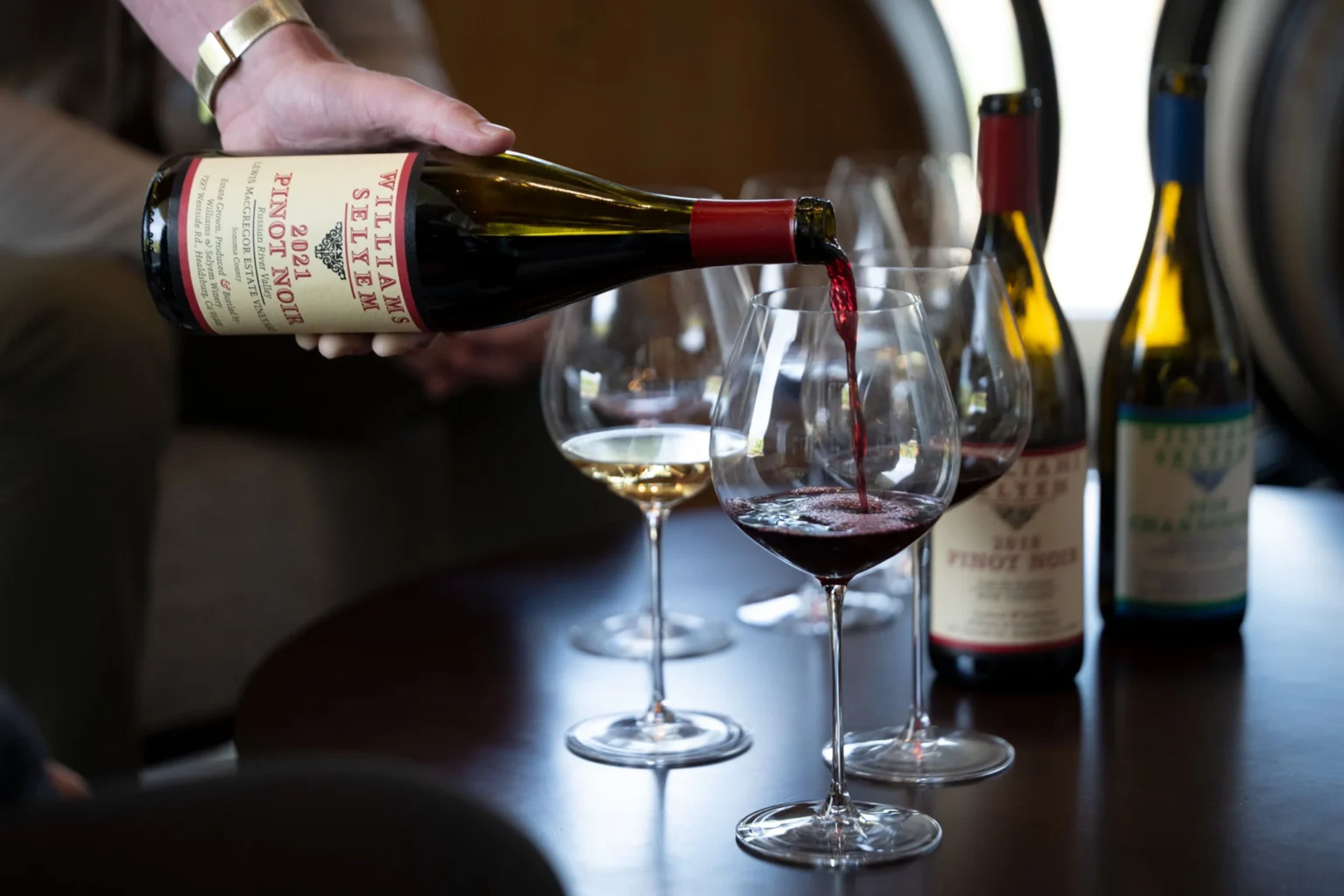 wine glasses