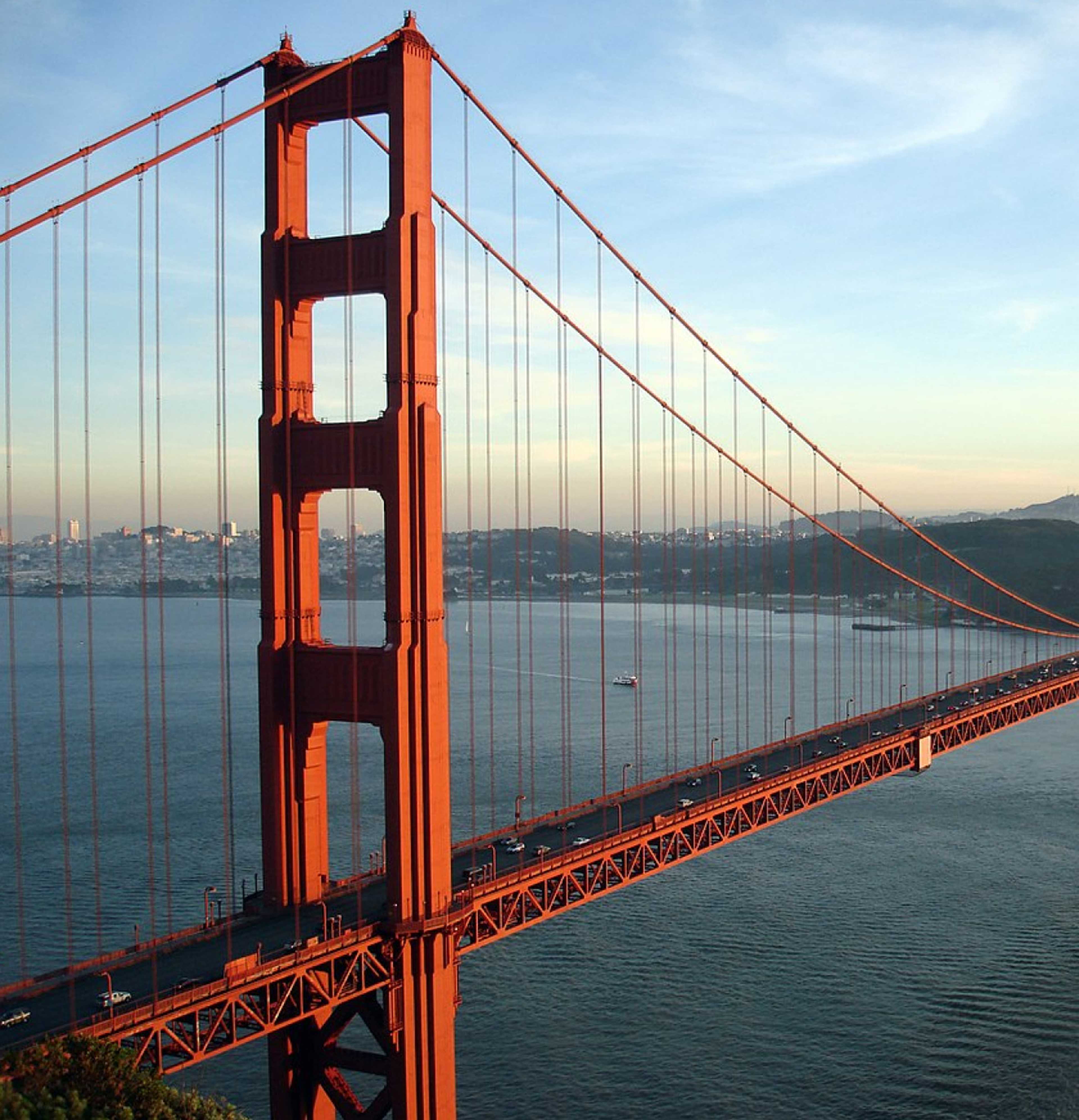 the Golden Gate Bridge