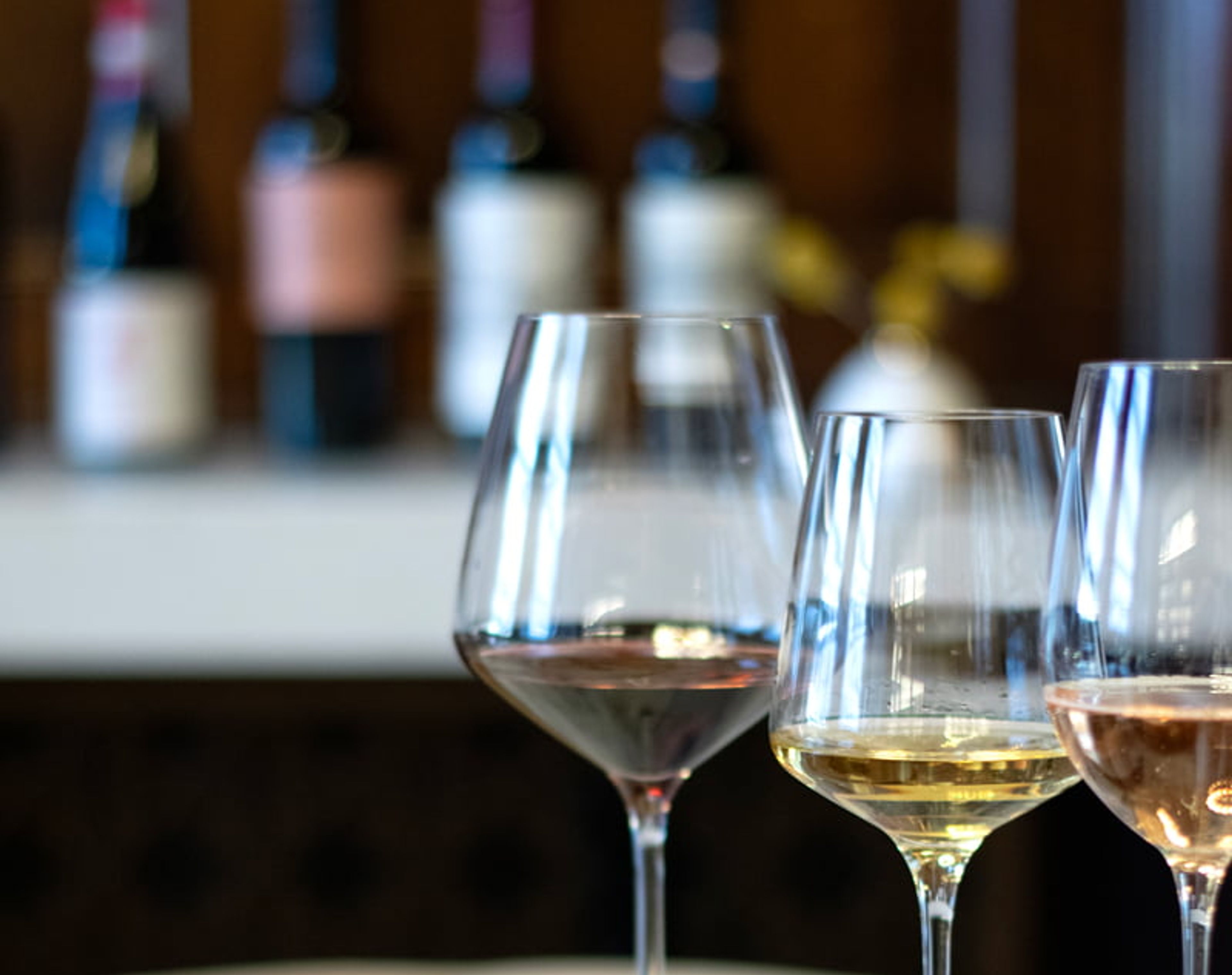 wine glasses
