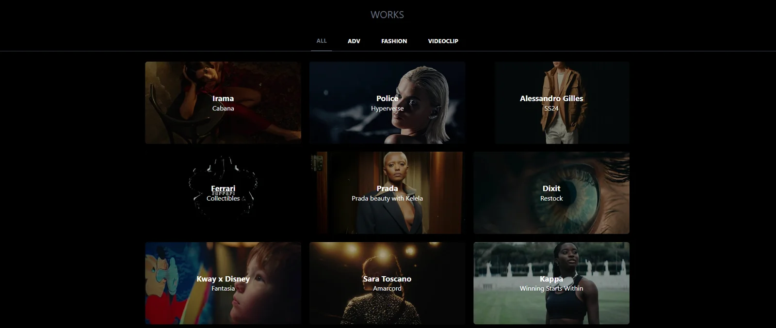 Portfolio gallery
