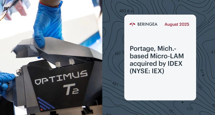 Beringea U.S. portfolio company Micro-LAM acquired by IDEX (NYSE: IEX) - Featured Image