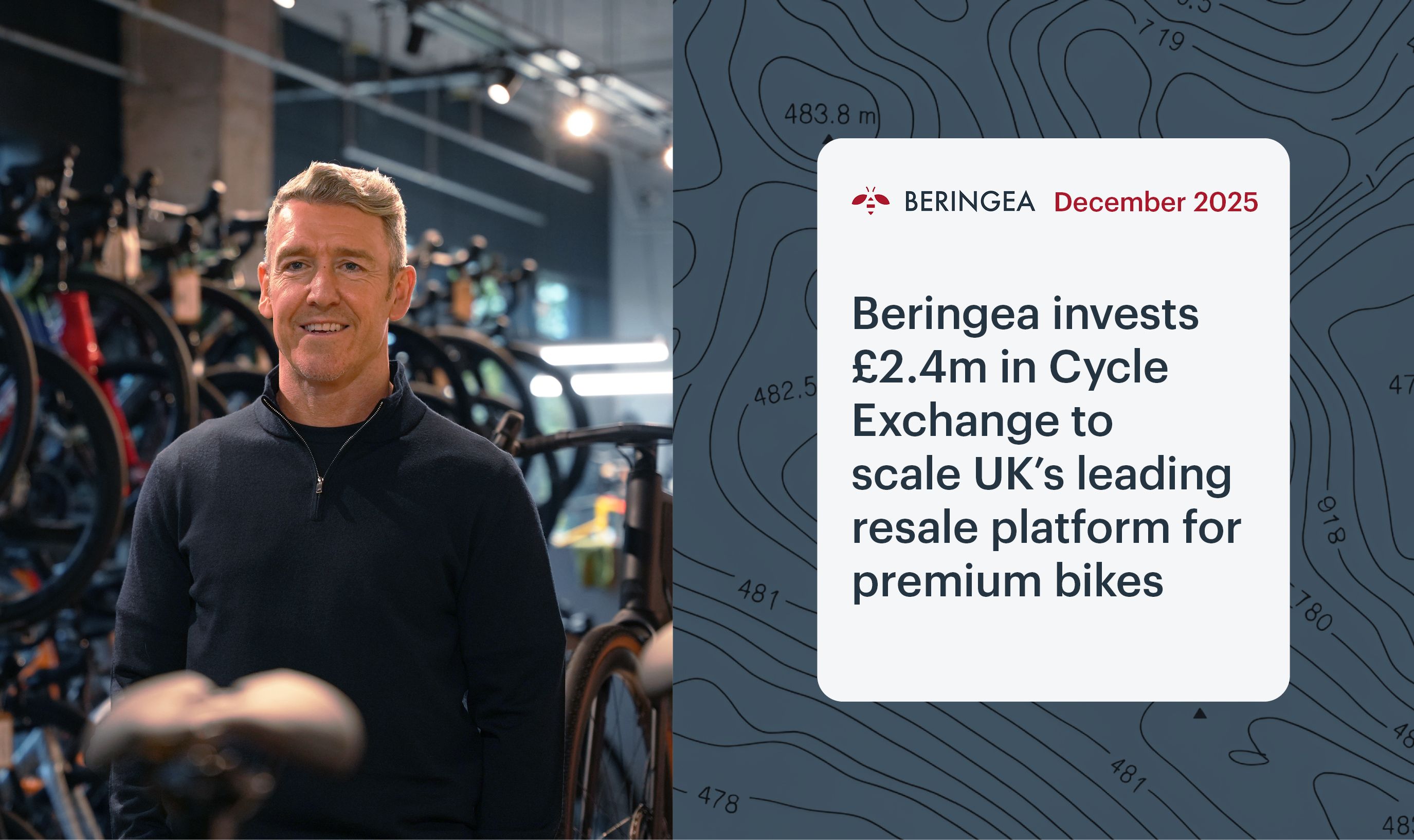 Beringea invests £2.4m in Cycle Exchange to accelerate growth of premium pre-owned bike platform