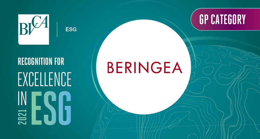 Beringea UK named leading VC firm for ESG practices by BVCA - Featured Image