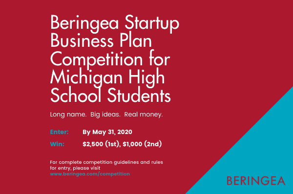 Beringea U.S. holds startup business plan competition for Michigan high school students - Featured Image