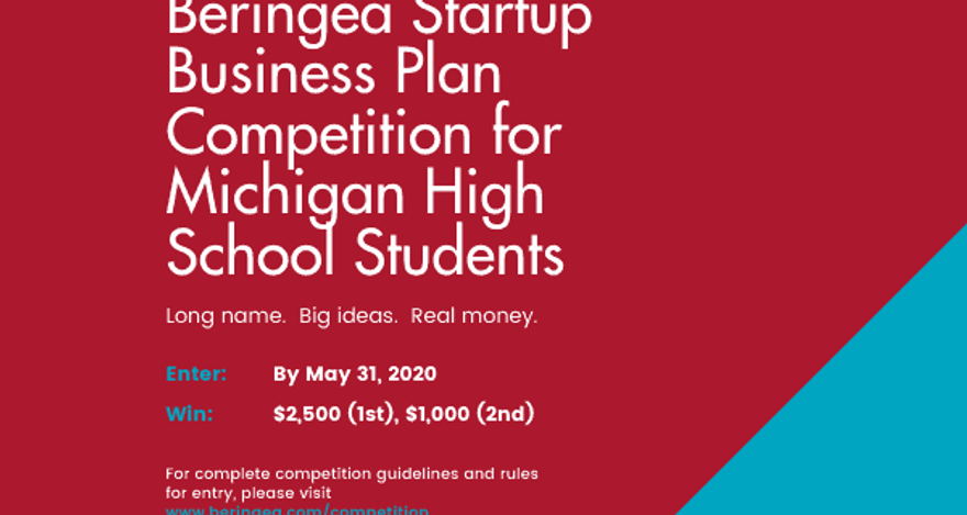 Beringea U.S. holds startup business plan competition for Michigan high school students - Featured Image