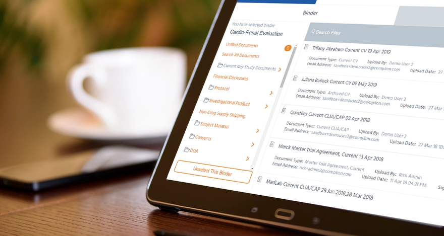 Complion introduces the first and only eISF/eReg connected to WCG to accelerate clinical trials - Featured Image