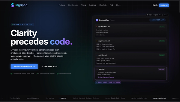 Getting started with myspec 