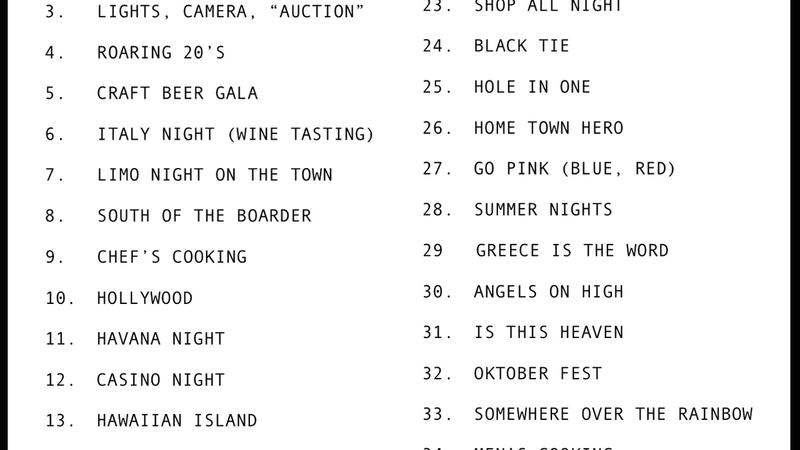 Here are 77 creative fundraising gala themes to inspire your future events :