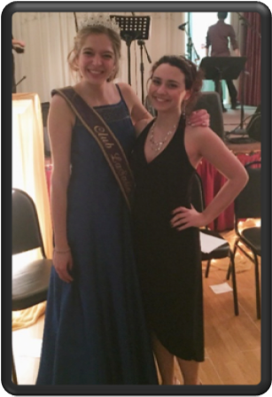 Milana Thibodeau-Morris, ambassadrice 2017 accompagnée de Danika Girouard, l’ambassadrice 2016