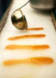 Tire d'érable sur neige