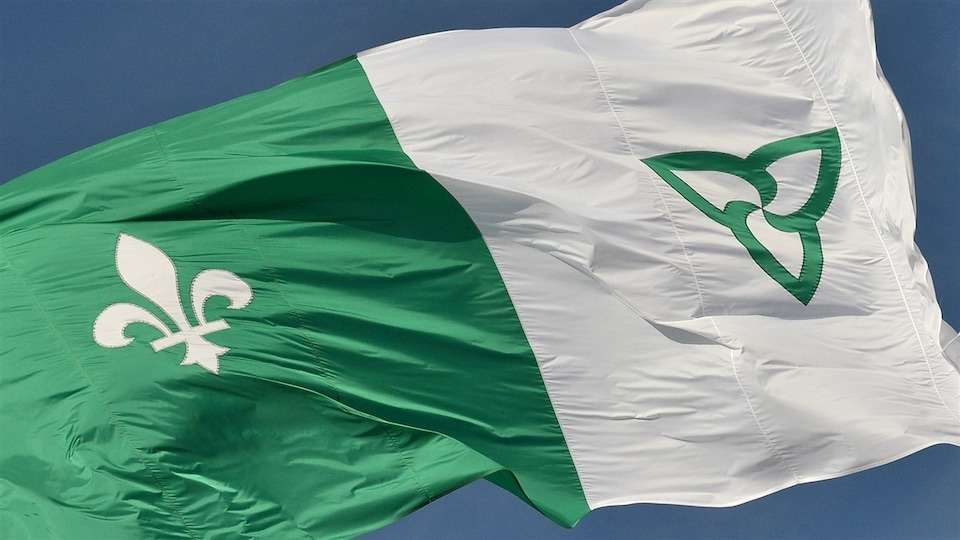 Drapeau Franco-ontarien