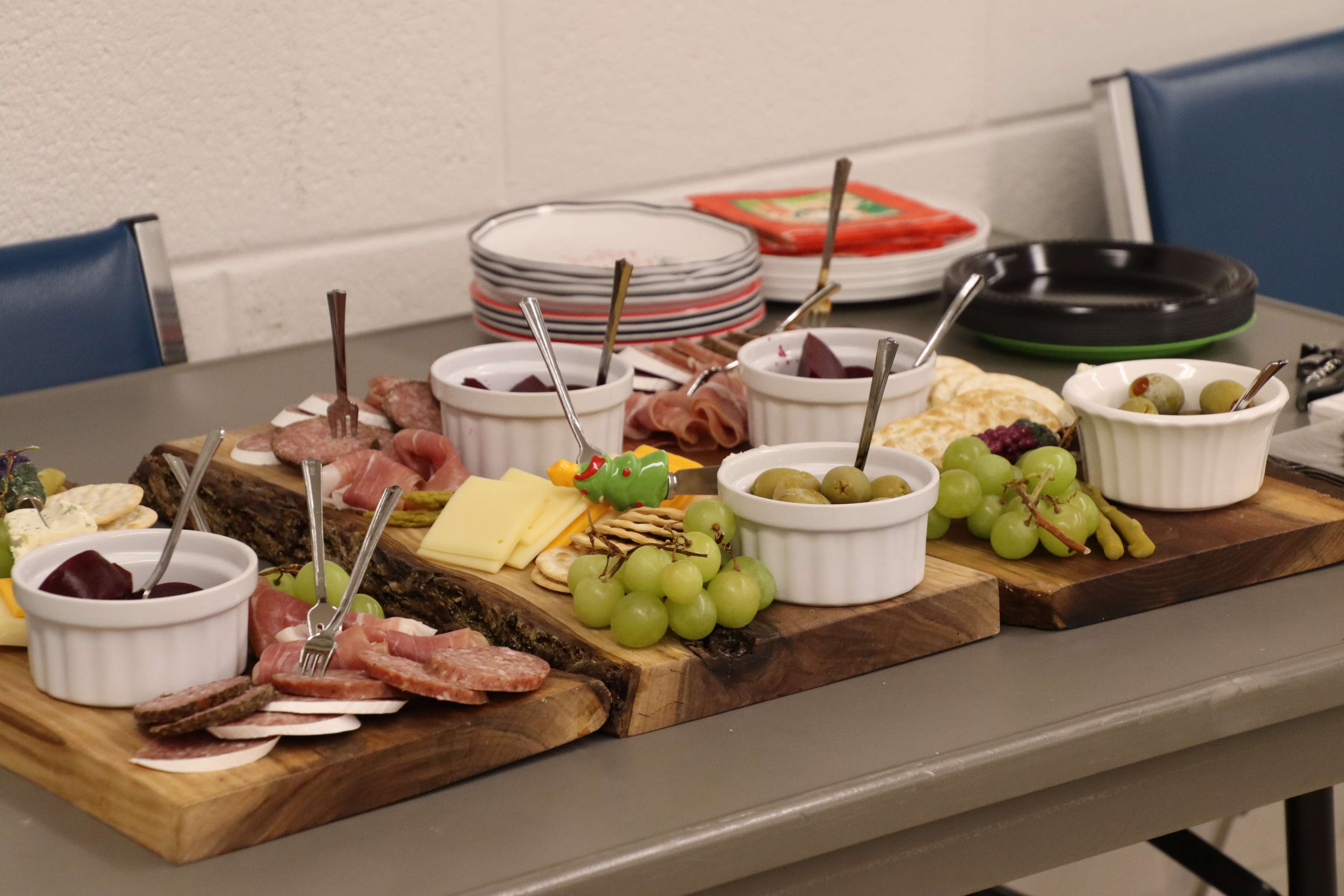 Le plateau de charcuteries