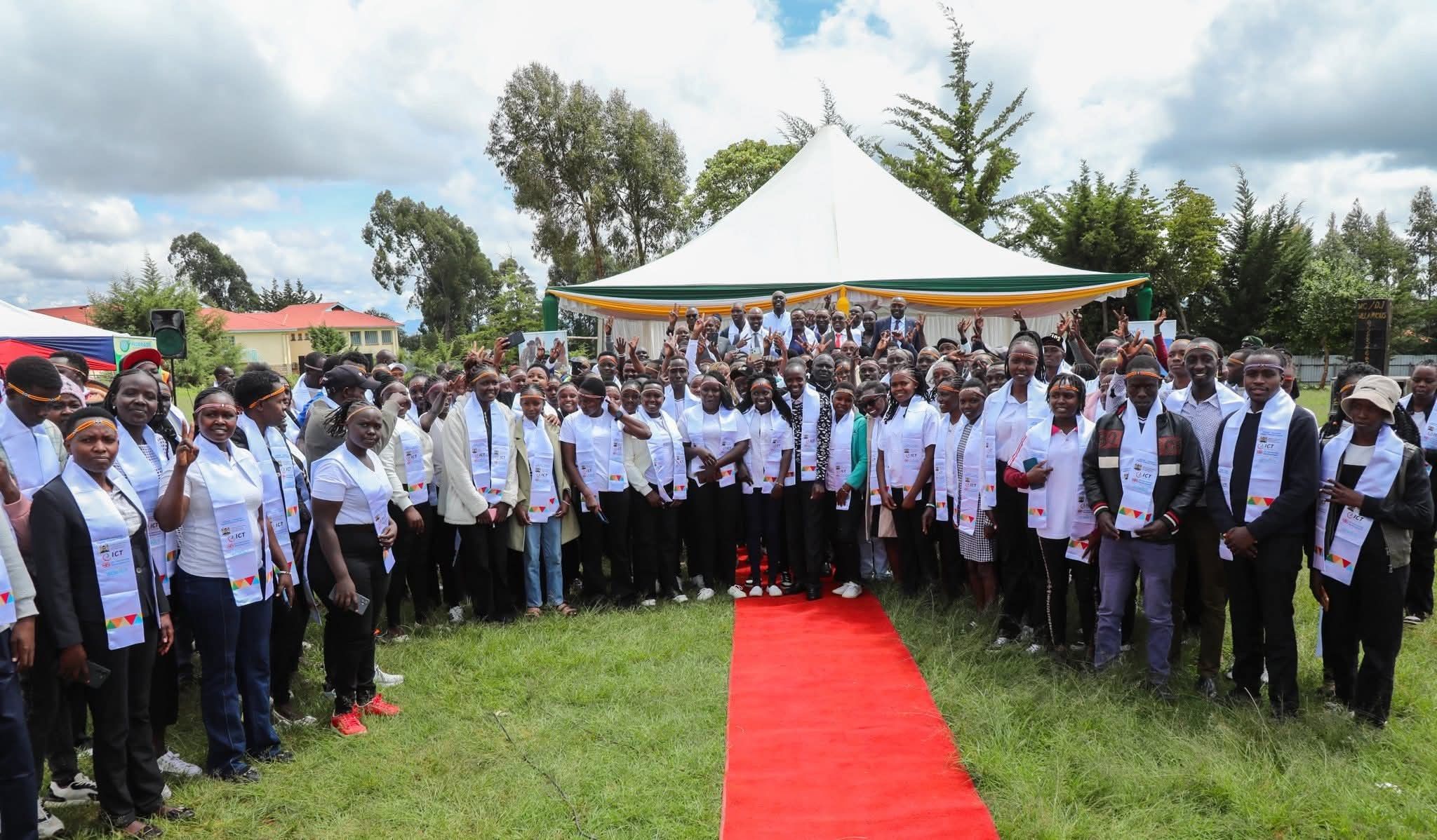 CDEs at Chepkorio subcounty office during the build up subcounty meetings-IDF project