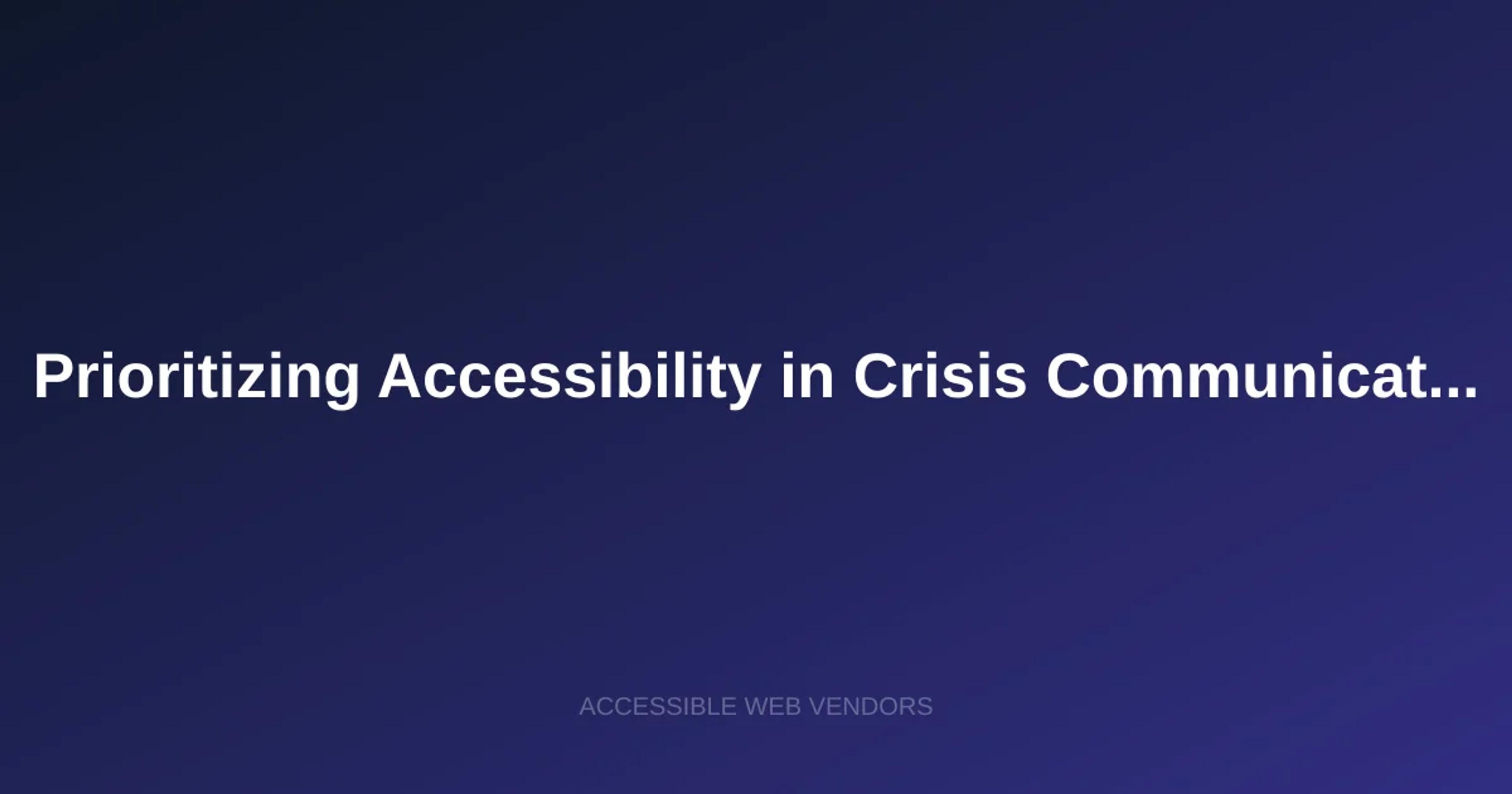 A professional checking accessible digital crisis communication tools on a mobile device