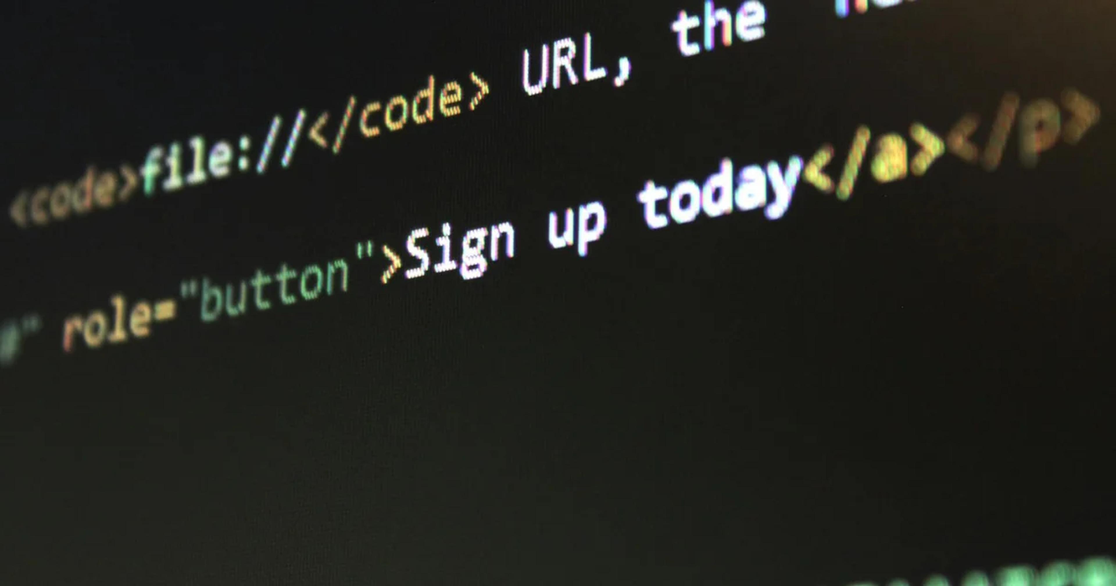 A developer reviewing code for web accessibility compliance standards