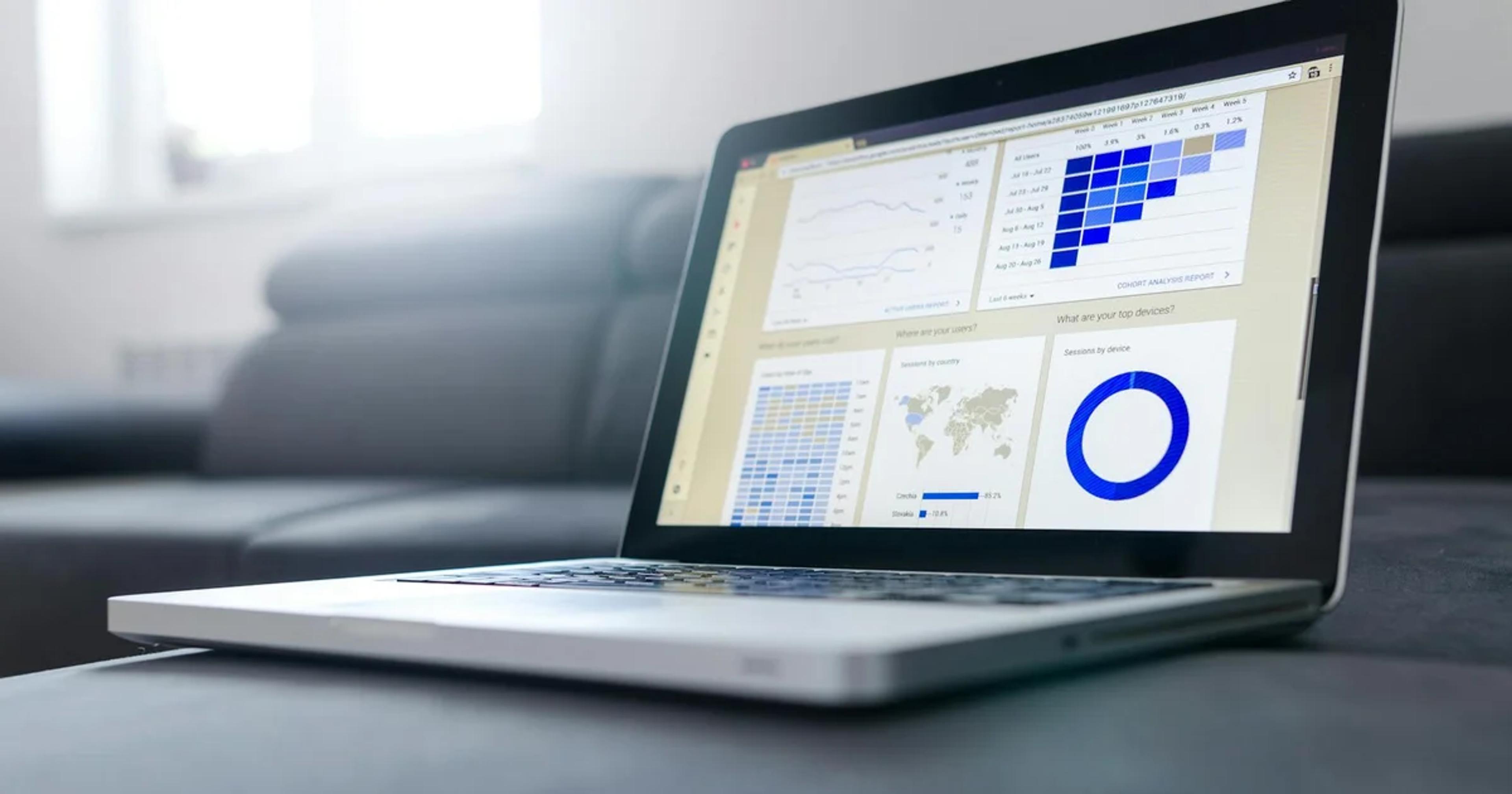 A professional analyzing a digital dashboard to recover legacy data accessibility debt