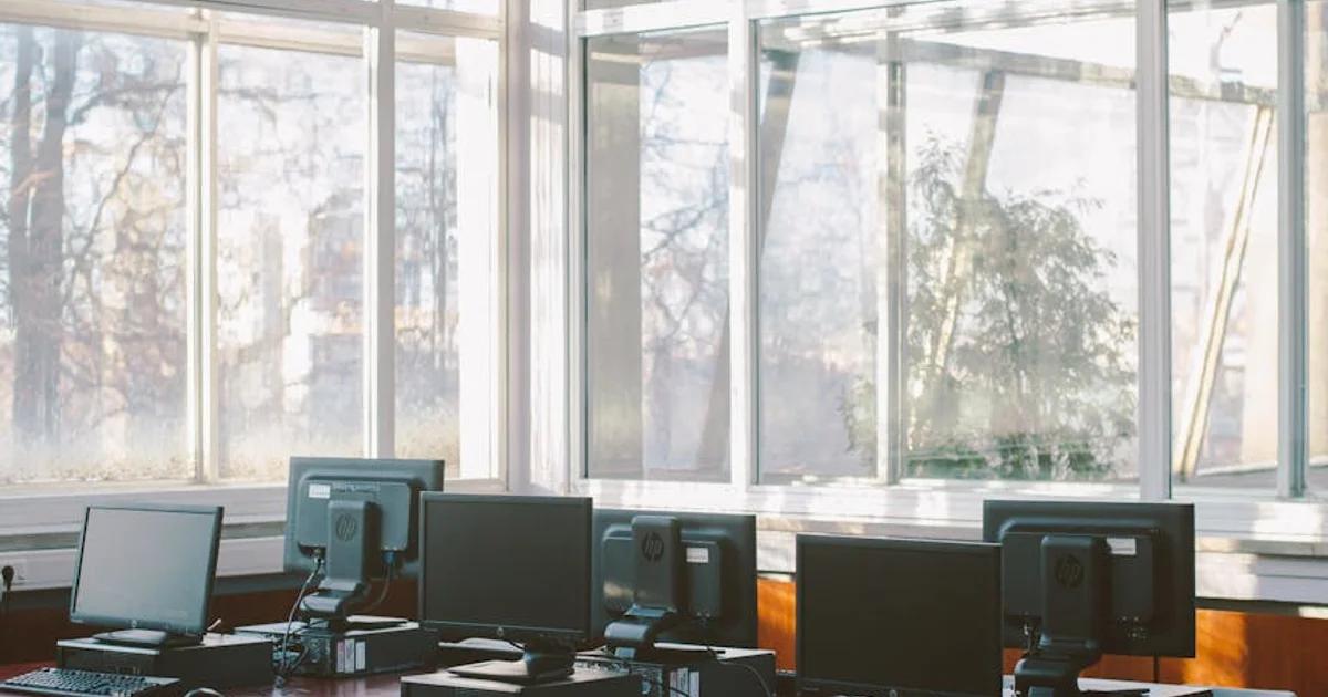 Professional reviewing digital procurement documents for ADA compliance standards